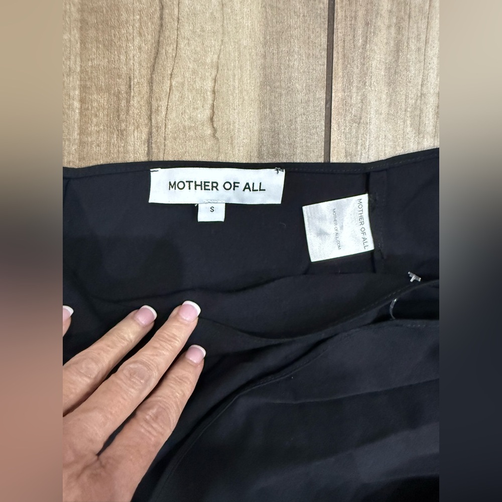 New! Mother of All Colette Midi Skirt in Black Sz Small $490 - Picture 8 of 8